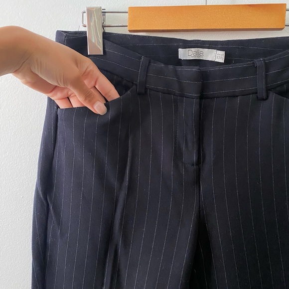 Full Length Pin Stripe Dress Pants - Picture 2 of 5